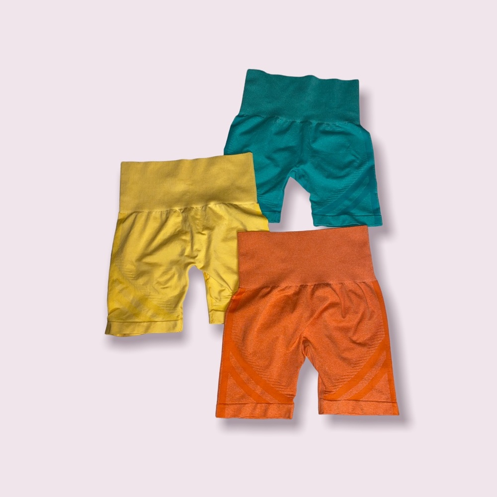 Shein Seamless Active Sports Short 3 Pack